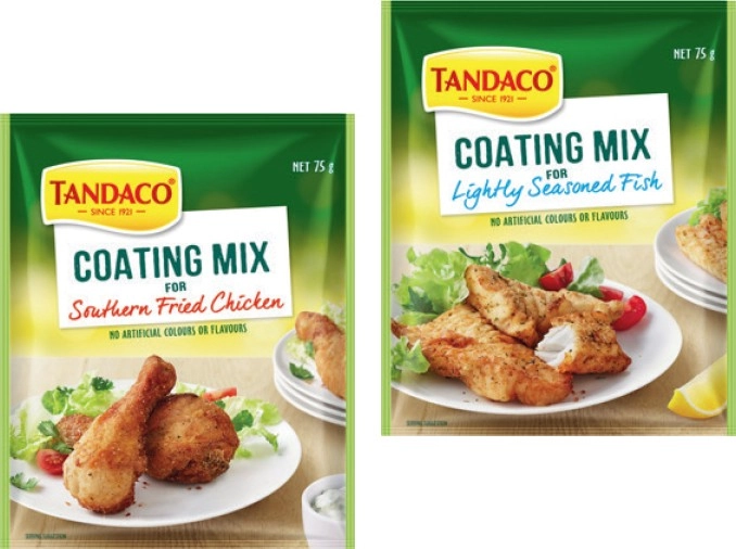 Tandaco Coating Mix 75g Selected Varieties