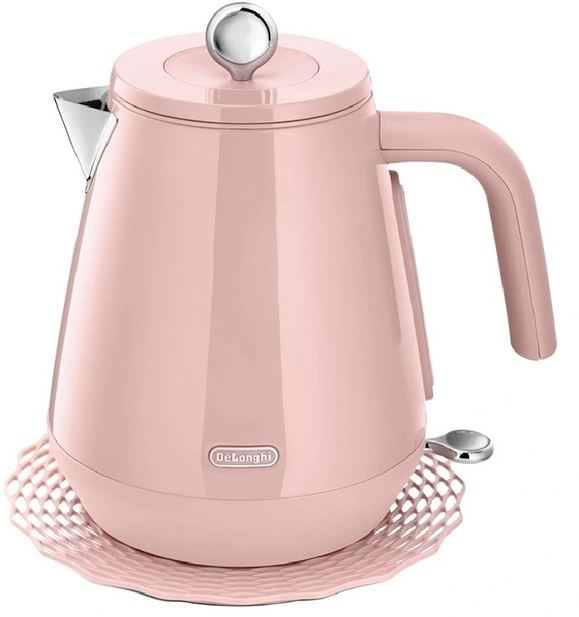 De’Longhi Eclettica 1.7L Kettle in Playful Pink