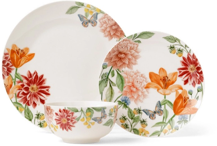 Heritage 12pc Botanical Dinner Set