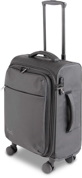 Kadi Softside Suitcase in Charcoal