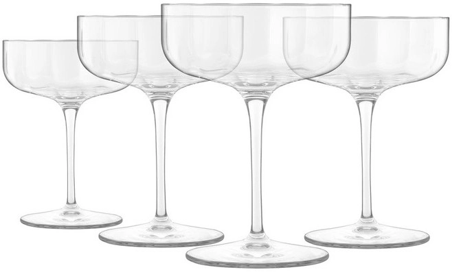 Luigi Bormioli Jazz Cocktail Coupe Set of 4