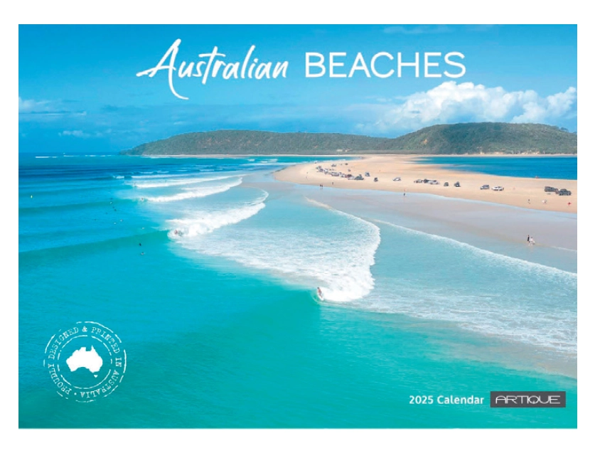 Australian Beaches 2025 Calendar