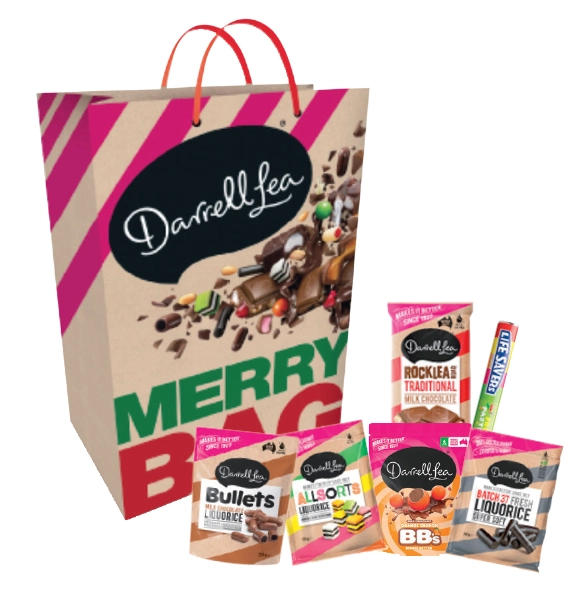 Darrell Lea Christmas Bag