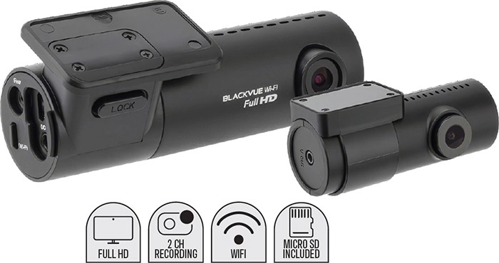 Blackvue 2CH Front & Rear Dash Camera OBDII Bundle