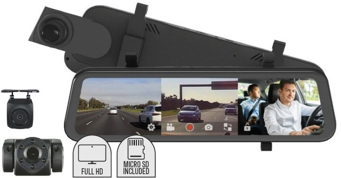 Gator 9” Reverse Camera Triple Camera Kit Touch Screen