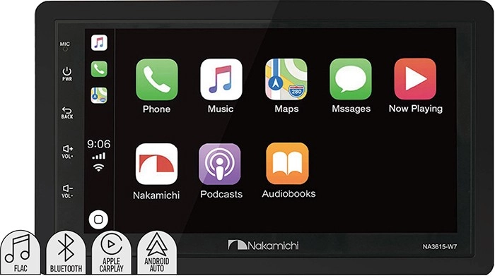 Nakamichi 7” Wireless Apple Carplay & Android Auto Receiver