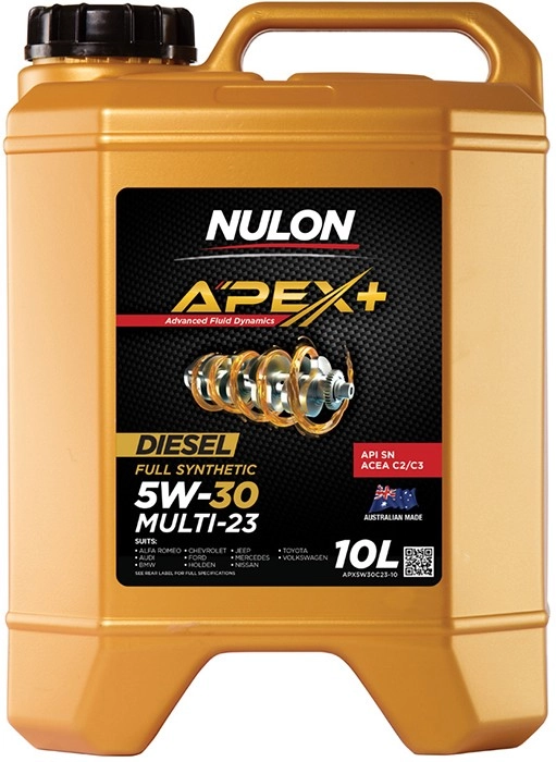 Nulon Apex+ Multi-23 Diesel 5W-30 10L