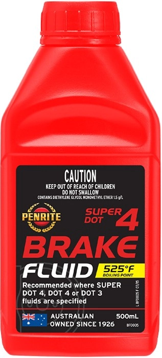 Penrite Brake Fluid Super Dot 4 500ml