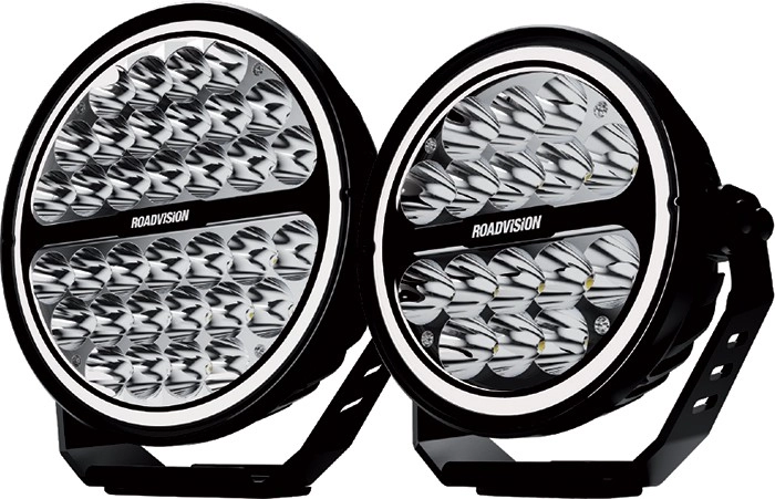 Roadvision LED Stealth Halo Spot Driving Lights