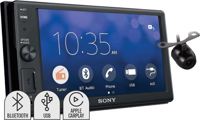 Sony 6.2” Receiver with Apple Carplay & Reverse Camera