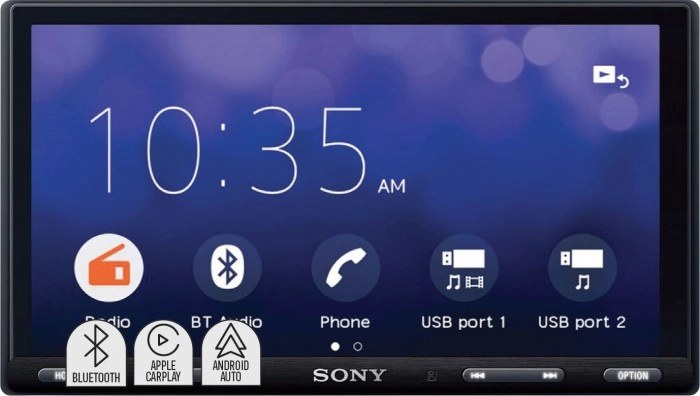 Sony 6.95” AV Head Unit with Apple Carplay & Android Auto + Dual USB