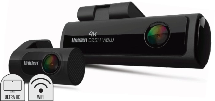 Uniden 4K Ultra HD Smart Dash Cam with 2K Super HD Rear View Camera – Sony Starvis Sensor