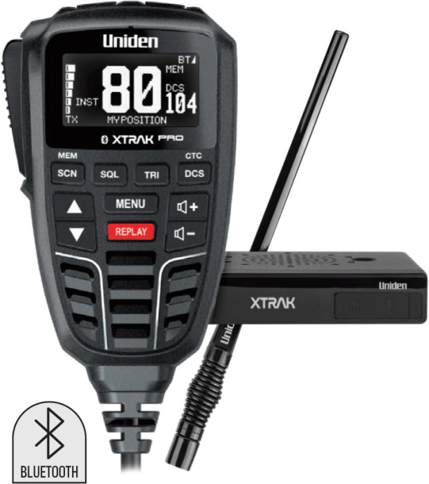 Uniden XTRAK Smart UHF CB Radio & Antenna Kit