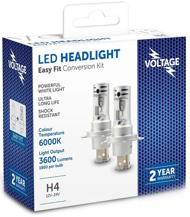 Voltage Easy Fit LED Headlight Globes