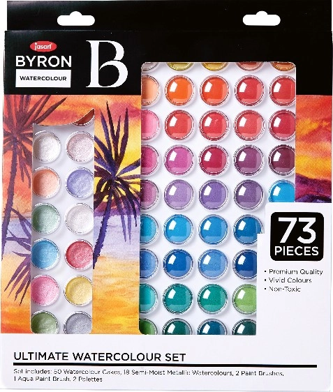 20% off Jasart Byron 73 Piece Watercolour Set