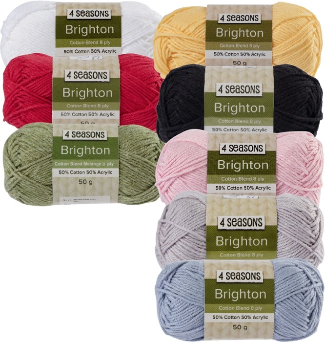 30% off 4 Seasons Brighton Cotton Blend 50g