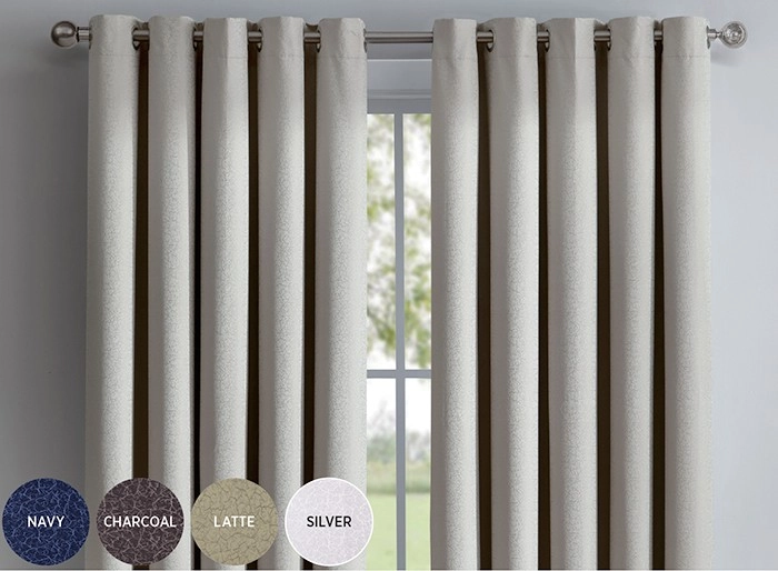 40% off Abbey Blockout Eyelet Curtains