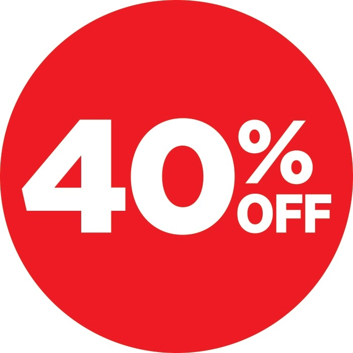 40% off All Bathroom Accessories, Bath Mats & Bathrobes