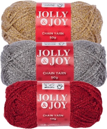 40% off Jolly & Joy Chain Yarn