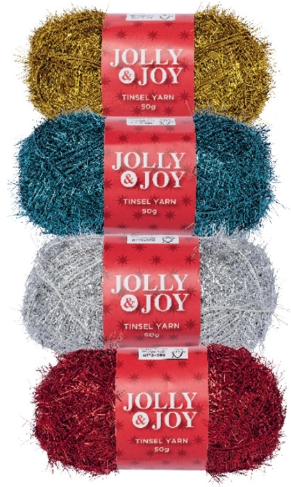 40% off Jolly & Joy Tinsel Yarn