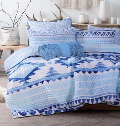 Belmondo Orsen Blue Quilt Cover Set