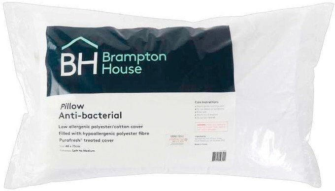 Brampton House Anti-Bacterial Pillow