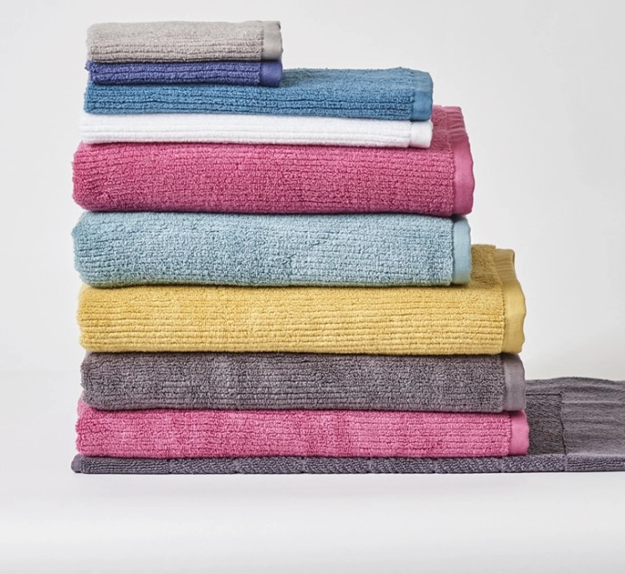 Brampton House Zero Twist Ribbed Towel Range