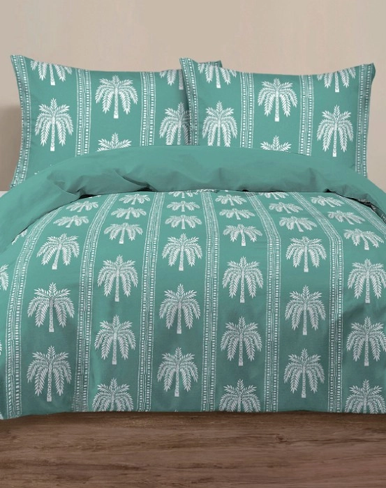 Emerald Hill Soft Touch Printed Paradisio Quilt Cover Set