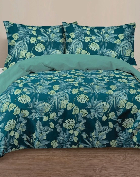 Emerald Hill Soft Touch Printed Tropicana Quilt Cover Set