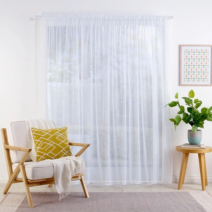 Iris Sheer Rod Pocket Curtain