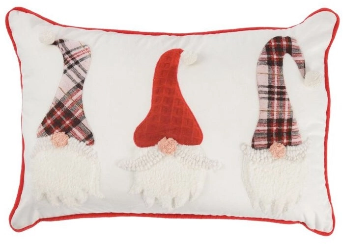 Jolly & Joy Christmas Gnome Plush Filled Cushion