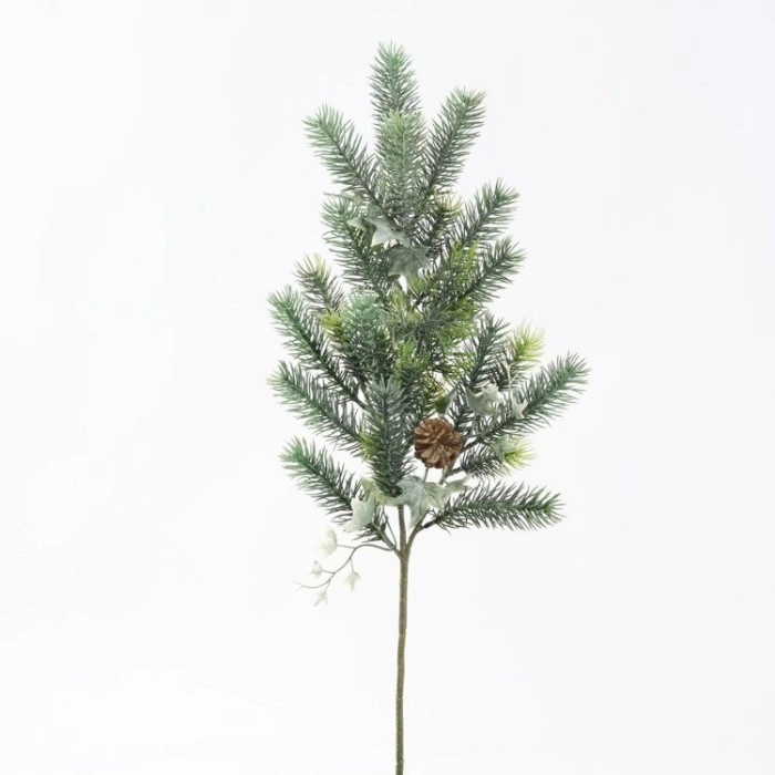 Jolly & Joy Christmas Pine Spray Stem