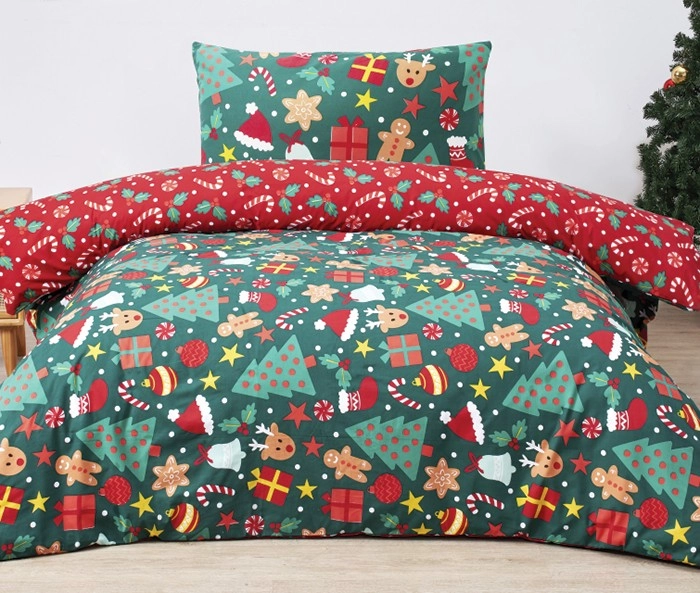 Jolly & Joy Festive Dreams Christmas Quilt Cover Set