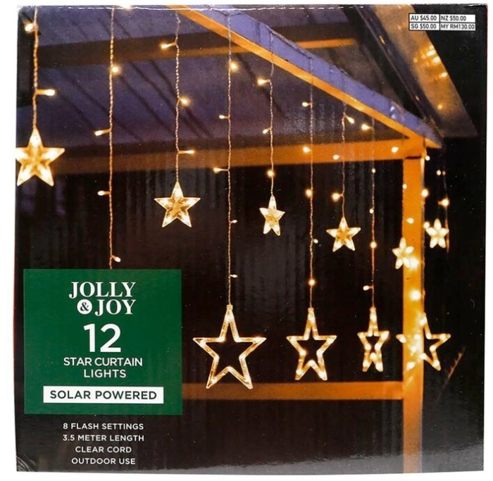 Jolly & Joy Solar Star Light Curtain 3.5m