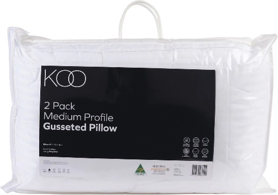 KOO Gusseted Standard Pillows 2 Pack