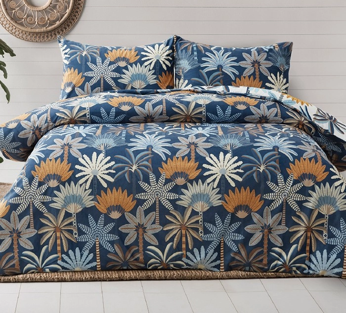 KOO x Jocelyn Proust Australian Palm Velvet Quilt Cover Set