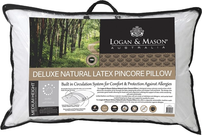 Logan & Mason Deluxe Latex Pincore Pillow