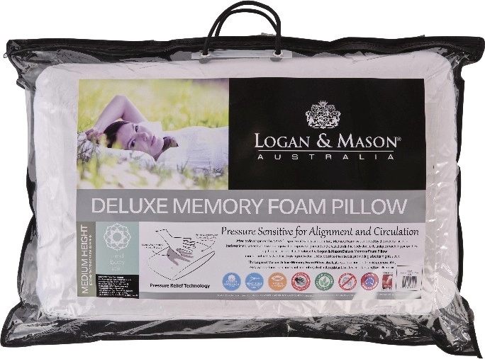 Logan & Mason Deluxe Memory Foam Pillow