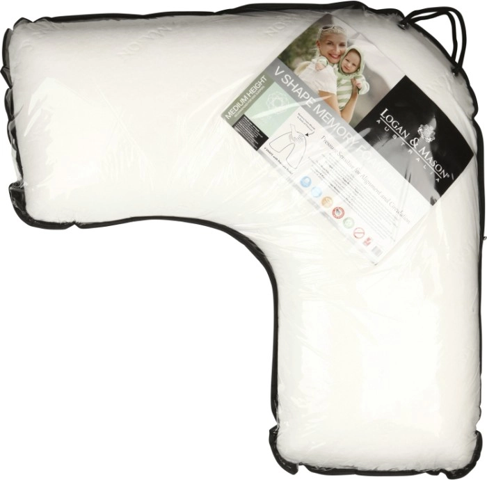 Logan & Mason V Shape Memory Foam Pillow