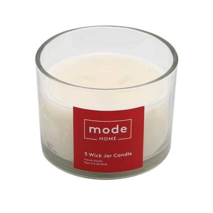 Mode Home 3 Wick Jars Candles