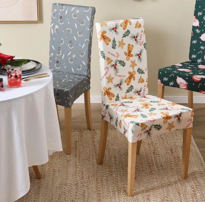 NEW Festive Dining Chairs 2 Pack