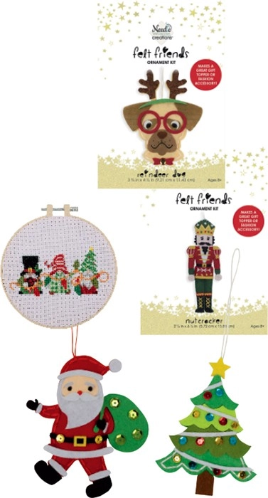 NEW Needle Creations Christmas Cross Stitch kits