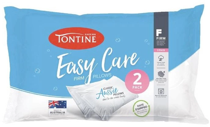 Tontine Easy Care Standard Pillow 2 Pack