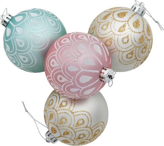 Jolly & Joy Fairytale Baubles 4 Pack