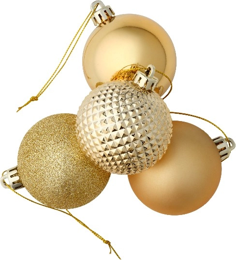 Jolly & Joy Gold Bauble 24 Pack