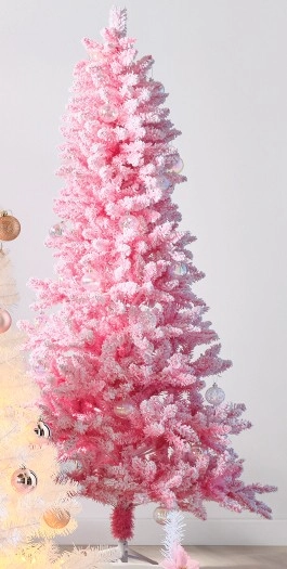 Jolly & Joy Pink Christmas Tree 195cm