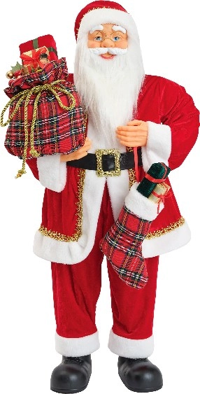 Jolly & Joy Red Standing Santa 90cm