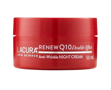 LACURA<sup>®</sup> Renew Q10 Anti-Wrinkle Night Cream 50ml