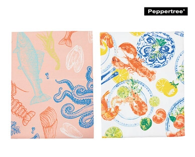 Seafood Print Tablecloth