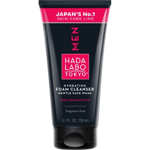 Hada Labo Mens Gentle Face Wash Hydrating Foam Cleanser 150mL